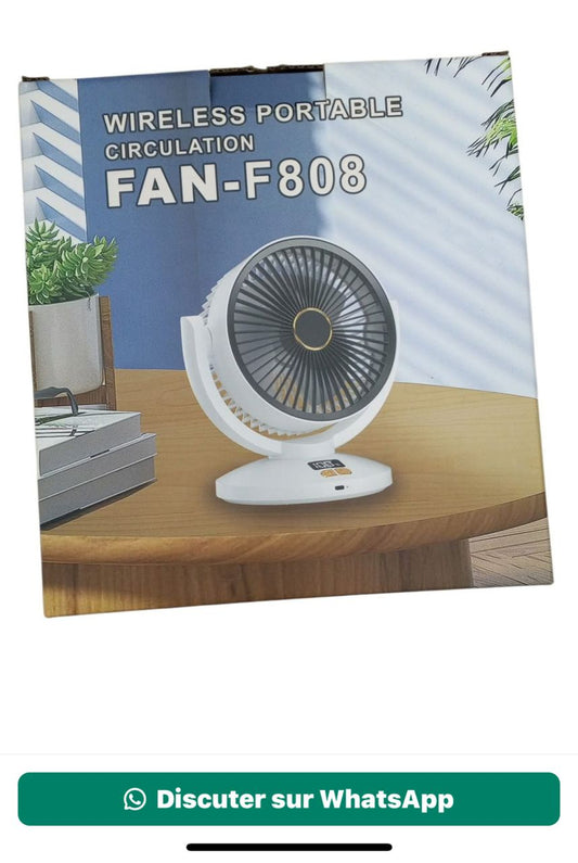 Ventilateur rechargeable